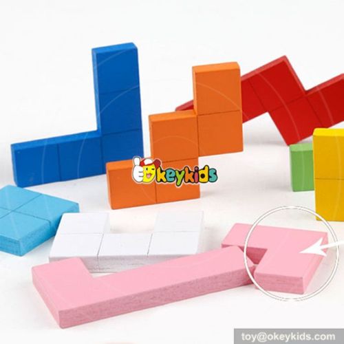 Educational wooden shape puzzles toys, W14A149