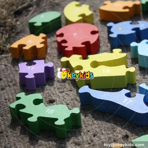 Preschool best 3d wooden puzzle W14A154