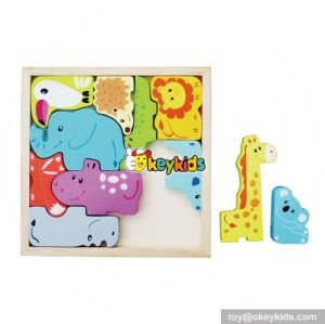 Okeykids Early education animal puzzle wooden kids puzzle W14A156
