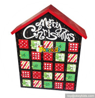 Top fashion kids surprise gifts wooden toy advent calendar W02A185