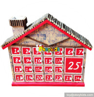 Top fashion surprise gifts wooden kids advent calendar W02A186