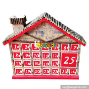 Top fashion surprise gifts wooden kids advent calendar W02A186