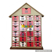 Top fashion surprise gifts wooden children advent calendars with toys W02A190