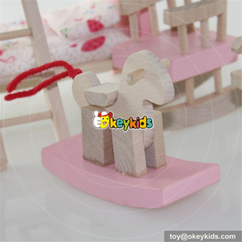 Best wooden miniature dollhouse furniture for kids W06B012
