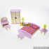 Best children miniature living room wooden dolls house furniture for kids W06B026