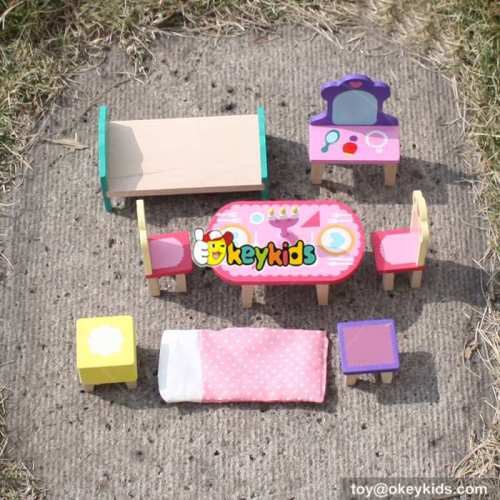 10 Best children pretend play toys wooden dolls house accessories sale online W06B044