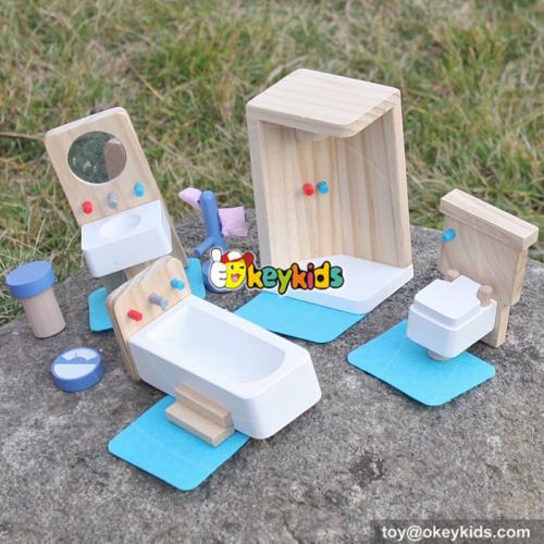 10 Best kids pretend play toys wooden miniature dollhouse furniture for sale W06B054