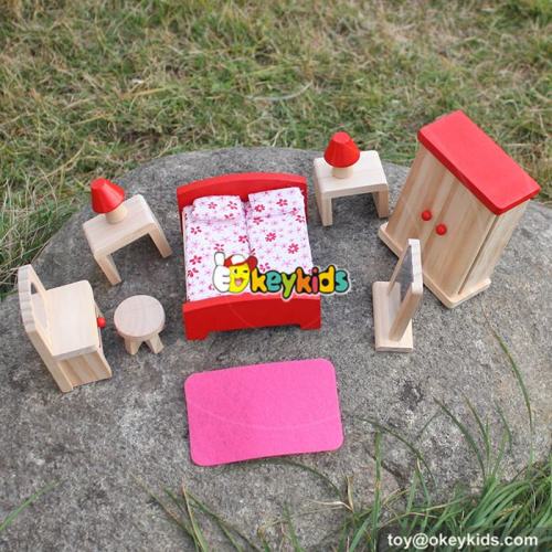 Top fashion kids pretend play toys wooden dolls house accessories for sale W06B053