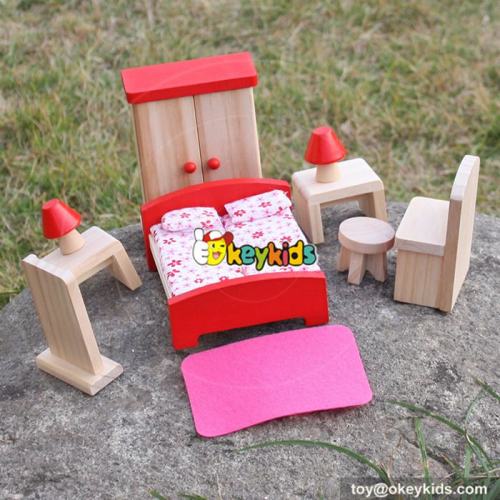 Top fashion kids pretend play toys wooden dolls house accessories for sale W06B053