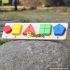 2017 wholesale cheap children wooden geometric shape puzzle toy W14A160