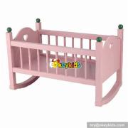 Top fashion doll accessories wooden american girl doll bed W06B018
