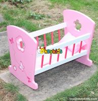 Top fashion girls toy furniture wooden 18 inch doll bed W06B052