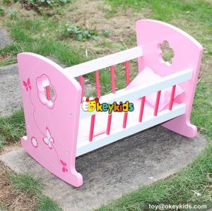 Top fashion girls toy furniture wooden 18 inch doll bed W06B052