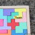 2017 kids funny wooden tetris puzzle best sale children wooden tetris puzzle W14A179