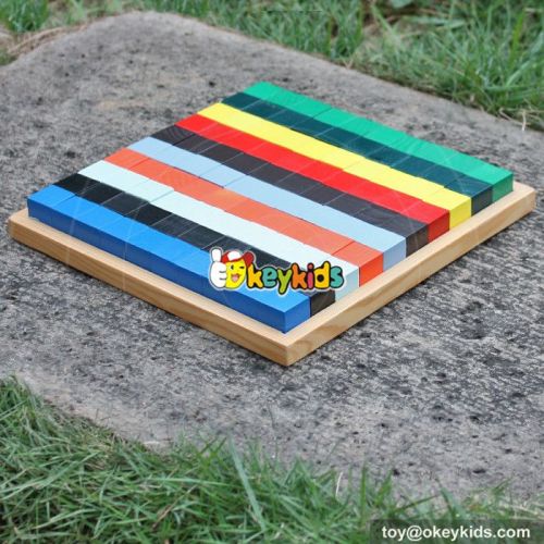 2017 wholesale 100 pieces wooden playing blocks best sale child wooden playing blocks W14A181