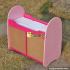 Best design lovely pink children toys wooden 18 inch doll furniture W06B025