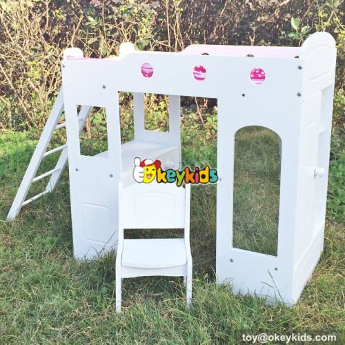 Best doll miniature 18 inch furniture toy wooden american girl doll bunk bed for sale W06B039