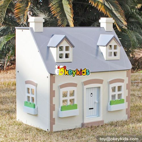 Best design children multi-Level wooden victorian dollhouse for your child W06A236