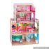 Best design pink girls multi-Level wooden big doll house for kids W06A239