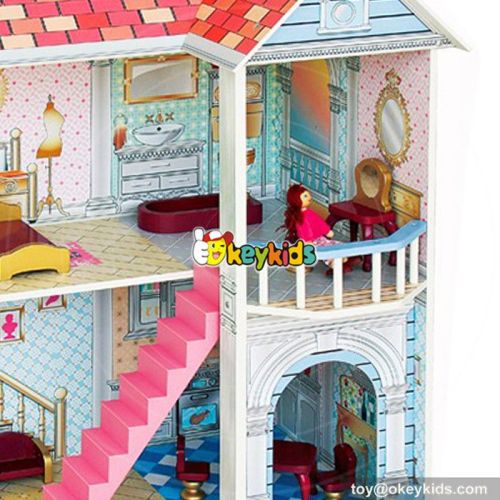 10 Best firls multi-Level wooden diy doll house kits for sale W06A241
