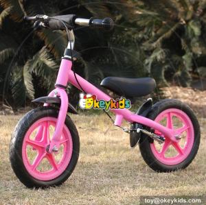 Wholesale cheap best girls wooden balance bike for toddlers W16C168