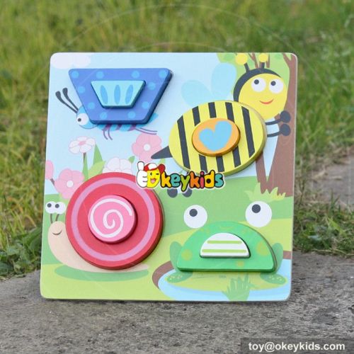 wholesale high quality 3d wooden puzzle toy top fashion 3d wooden puzzle toy W14F025