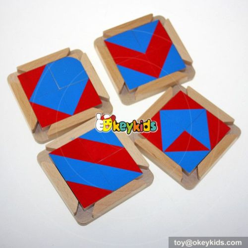 wholesale high quality 3d wooden puzzle toy top fashion 3d wooden puzzle toy W14F025