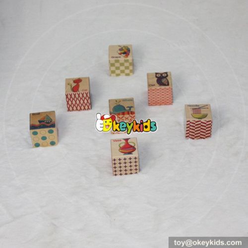 wholesale educational wooden packed blocks toy cheap wooden packed blocks toy W14F026