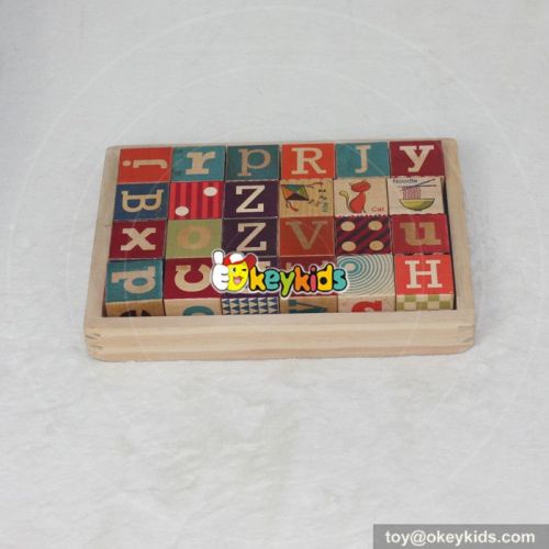 wholesale educational wooden packed blocks toy cheap wooden packed blocks toy W14F026