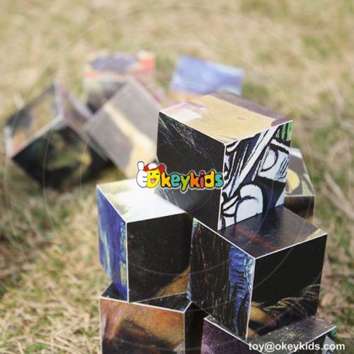 wholesale baby wooden packed blocks toy funny children wooden packed blocks toy W14F053