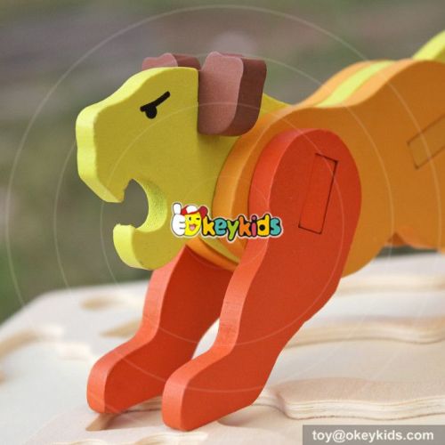 wholesale diy lion wooden animal puzzles for toddlers best design wooden animal puzzles for toddlers W14G042