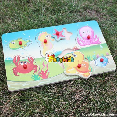 wholesale popular children's wooden toy puzzle best baby wooden toy puzzle W14M091