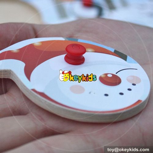 wholesale popular wooden snowman toys for kids new style wooden snowman toys for kids W14M093