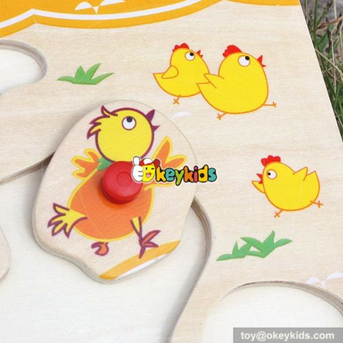 wholesale baby wooden puzzle jigsaw hot sale children wooden puzzle jigsaw W14M086