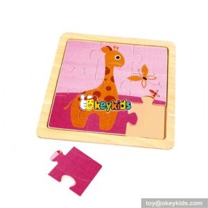 wholesale baby wooden puzzle games toy cute wooden puzzle card game hottest children puzzle card games toy W14C061