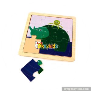 wholesale baby wooden animal puzzle games toy superior wooden animal puzzle toy top sale toddler wooden puzzle toy W14C063