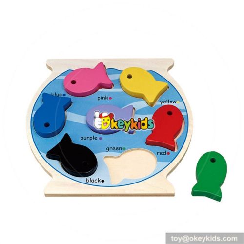 wholesale modern wooden animal puzzle games toy  best selling wooden animal puzzle toy W14C067