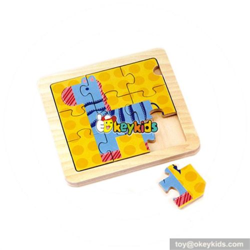 wholesale baby wooden 3d animal puzzle top fashion kids wooden 3d animal puzzle W14C072