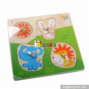 wholesale lovely animal wooden puzzle toy superior quality wooden puzzle toy top wooden puzzle toy for fun W14A059