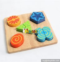 wholesale elegant in styles kids wooden shape puzzle toy cute wooden shape toy wooden puzzle toy for fun W14A062