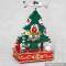 wholesale best kids gifts Santa Claus music box wooden christmas ornaments W07B013C