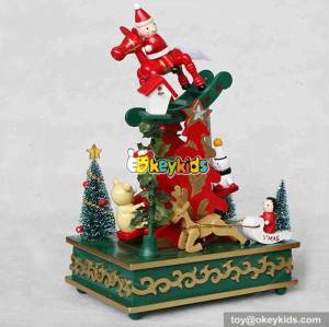 wholesale best kids christmas gifts wooden music boxes for sale W07B013A