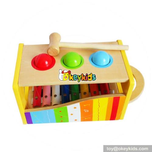 wholesale delicate color wooden xylophone toy  wonderful xylophone toy most popular wooden xylophone toy for kids W07C022