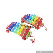 wholesale superior quality kids wooden xylophone toy top fashion baby wooden xylophone toy best musical xylophone W07C024