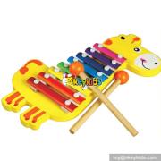 wholesale kids wooden rainbow xylophone fashion baby wooden rainbow xylophone children wooden rainbow xylophone W07C030
