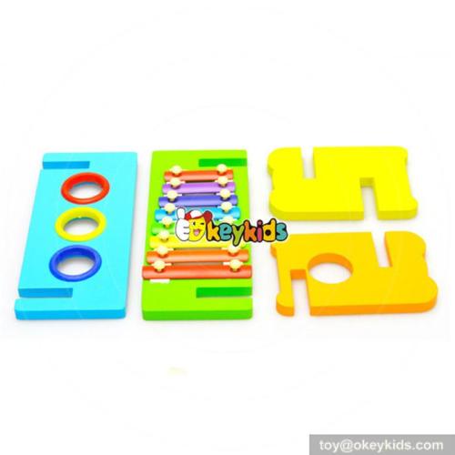 Educational wooden xylophone toy for kids colorful wooden toy xylophone for children knock xylophone set for baby W07C031