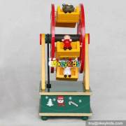 Most popular kids waterwheel shape wooden diy music box W07B015B