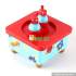 Best sale baby toys wooden movable dancing music box W07B024