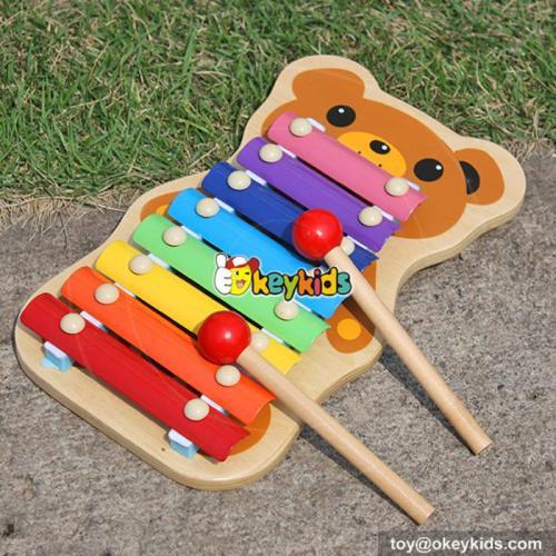 Hand wooden music toy for kids Lovely wooden toy music for children Music instrument set cute wooden xylophone toy W07C036