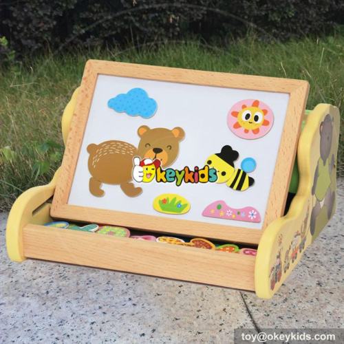 wholesale multi educational wooden magnetic drawing toy for children W12B092